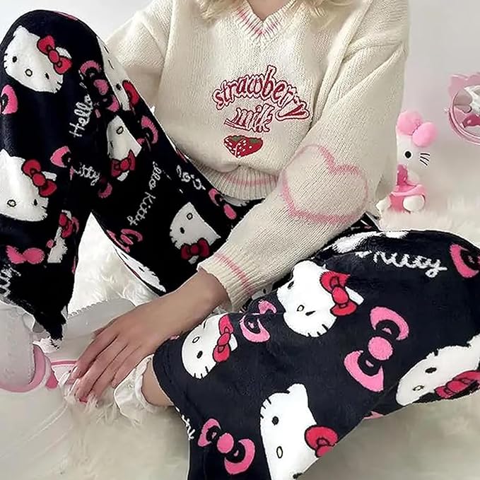 CozyLove™ Black and Pink PJ's